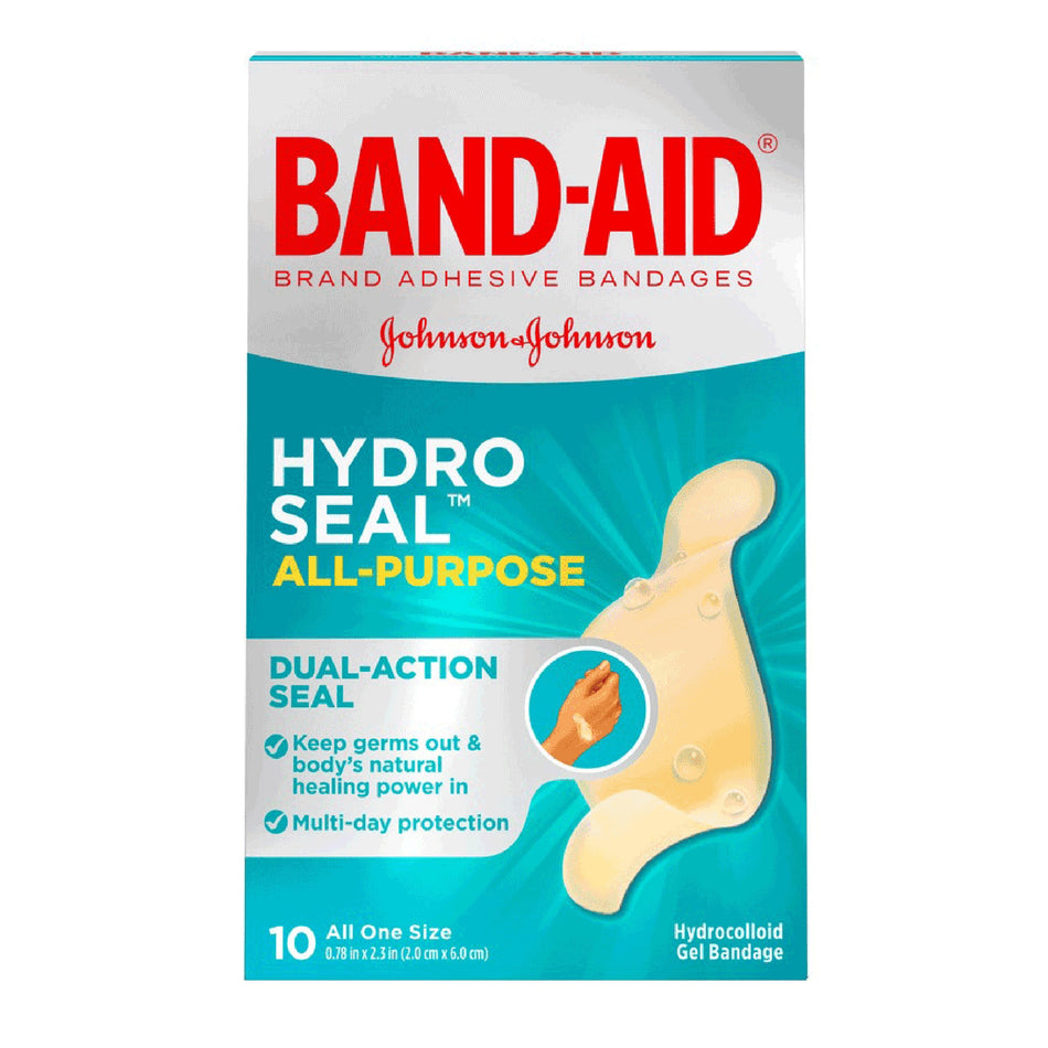 Band-Aid� Hydro Seal All-Purpose Hydrocolloid Gel Bandages-Waterproof Adhesive Strip Band-Aid� Hydro Seal� 1.1 X 2.1 Inch Hydrocolloid Gel Oval Tan Sterile