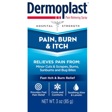 Topical Pain Relief Dermoplast® Pain Relieving 20% - 0.5% Strength Benzocaine / Menthol Spray 3 oz. - Pharmaceuticals>Over...