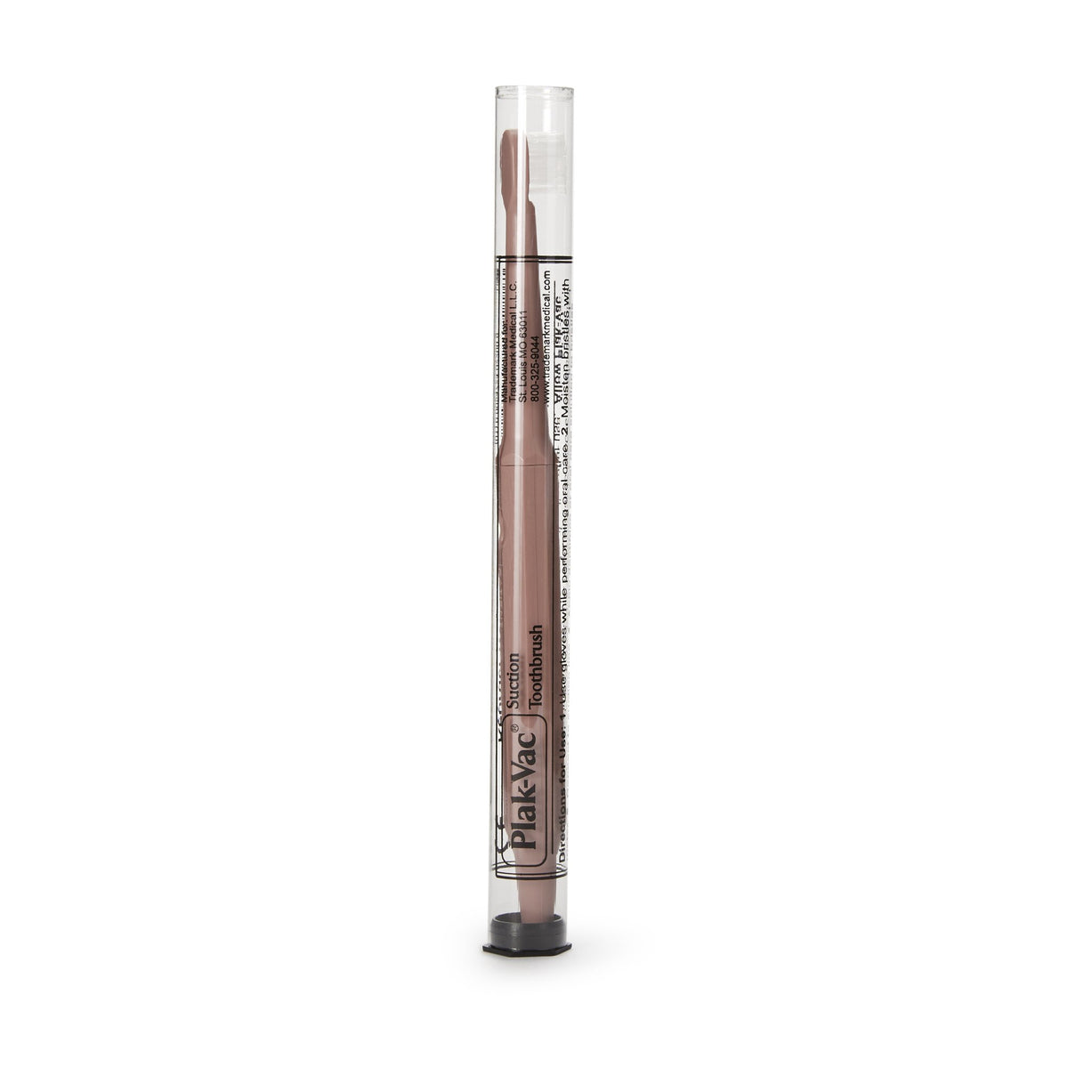 Plak-Vac Suction Toothbrush-Suction Toothbrush Plak-Vac Pink Adult Soft