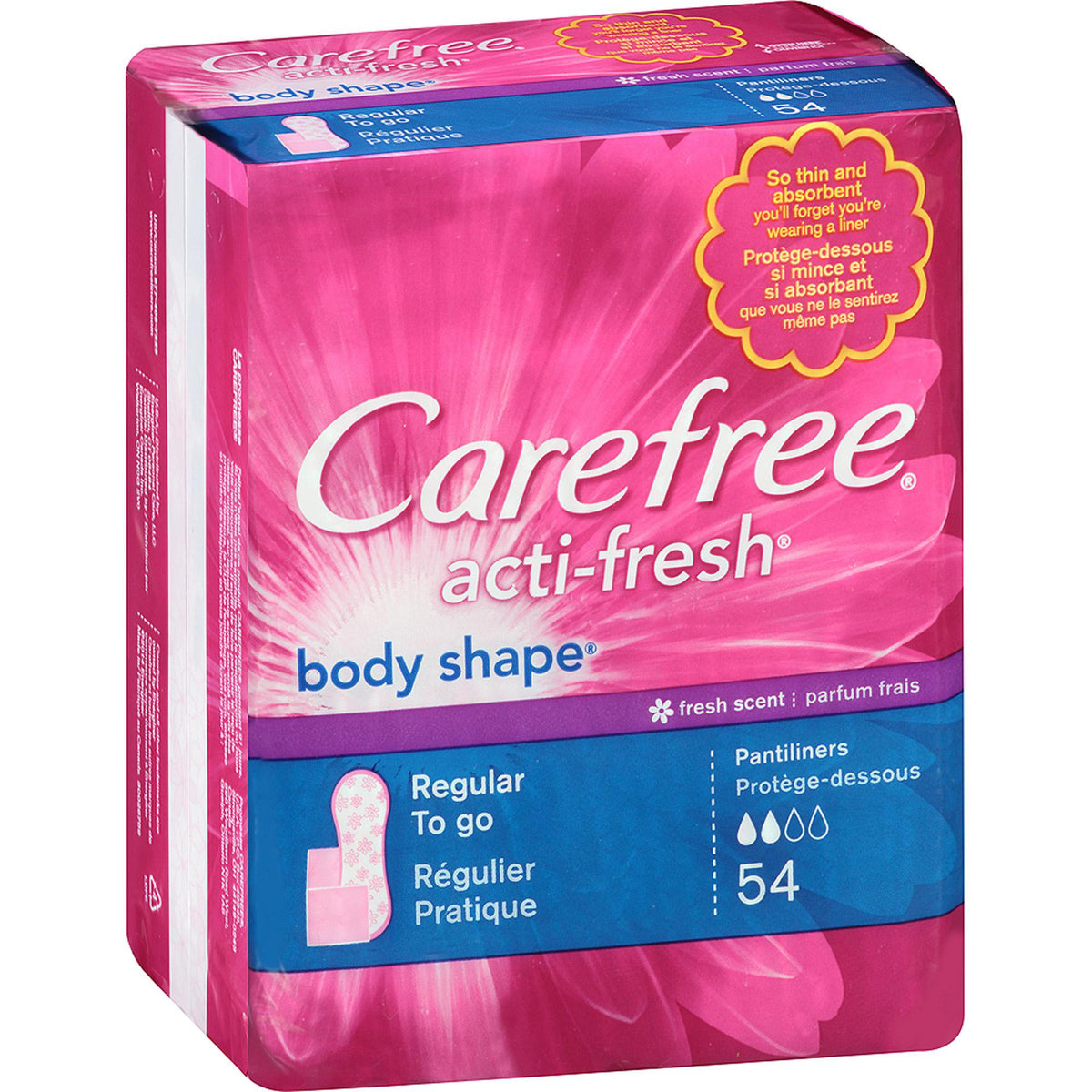 Carefree Panty Liners, Regular-Panty Liner Carefree actifresh Regular Absorbency