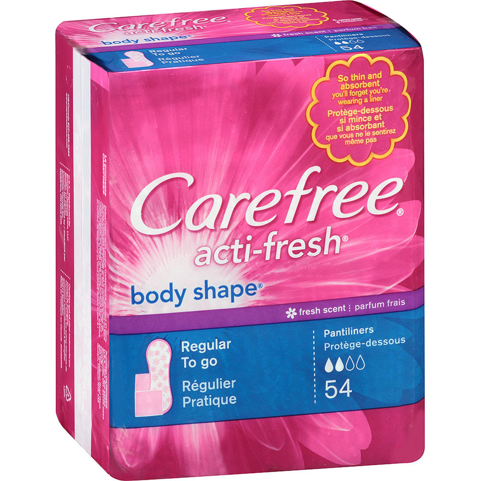 Carefree Panty Liners, Regular-Panty Liner Carefree actifresh Regular Absorbency