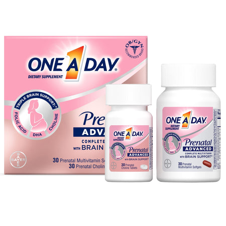 One A Day Prenatal Advanced Softgels and Tablets - Pharmaceuticals>Over the Counter>Nonprescription Vitamins and Minerals...