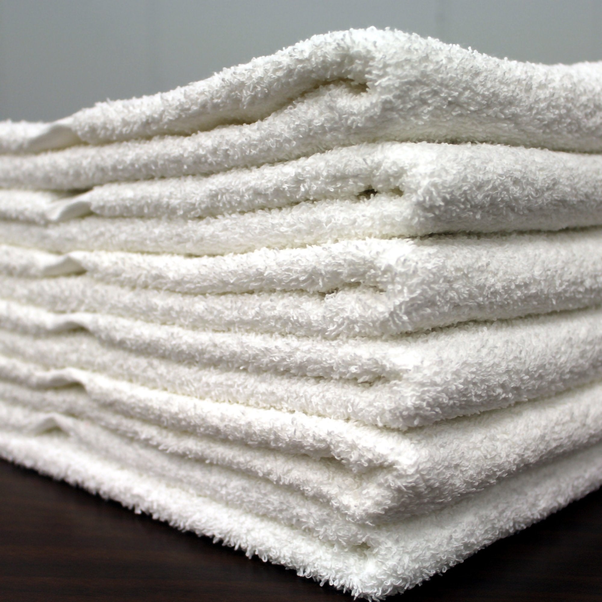 Royal Gold Foundations White Bath Towel, 20 x 40 Inch-Bath Towel Royal Gold Foundations 20 X 40 Inch OE Cotton 86% / Polyester 14% White Reusable