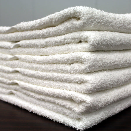 Royal Gold Foundations White Bath Towel, 20 x 40 Inch-Bath Towel Royal Gold Foundations 20 X 40 Inch OE Cotton 86% / Polyester 14% White Reusable