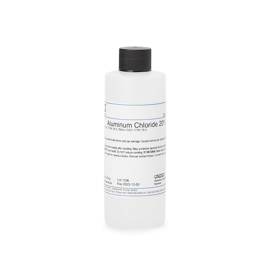 EDM 3 Aluminum Chloride Chemistry Reagent, 4-Ounce Bottle-Chemistry Reagent Aluminum Chloride ACS Grade 20% / 6.0 N 4 oz.