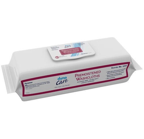 Washcloths - Premoistened & Disposable Refill Pk/64