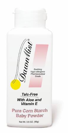 DawnMist� Pure Corn Starch Baby Powder, 3.5 oz.-Baby Powder DawnMist� 3-1/2 oz. Scented Shaker Bottle