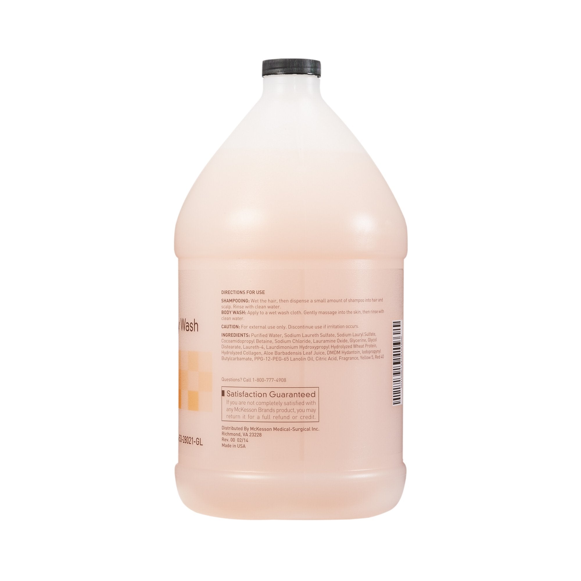 McKesson two-in-one shampoo and Body Wash, Apricot Scent, 1 Gallon Jug-Shampoo and Body Wash McKesson 1 gal. Jug Apricot Scent