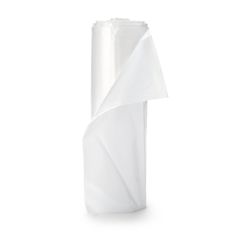 McKesson Super Plus Duty Clear Trash Bag, 45 gal, 1.15 Mil-Trash Bag McKesson 45 gal. Clear LLDPE 1.15 mil 40 X 46 Inch Star Seal Bottom Coreless Roll
