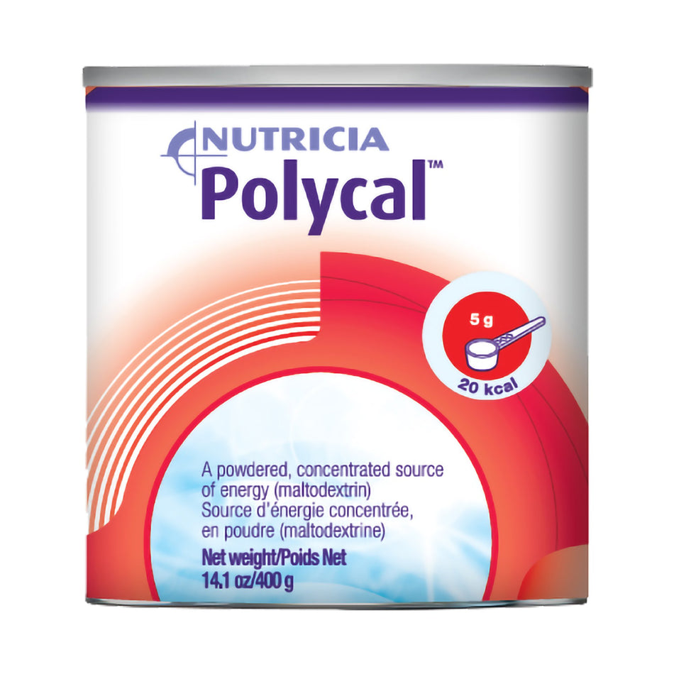 PolyCal Dietary Management of Conditions Where a High Energy, Low Fluid or Modular Diet, 400-gram Canister-Oral Supplement Polycal Unflavored Powder 400 Gram Canister