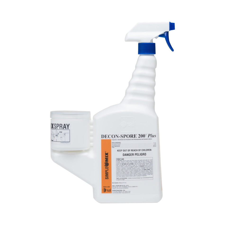 DECON-SPORE 200 Plus SimpleMix Surface Disinfectant Cleaner, 16 oz.-DECON-SPORE 200 Plus Surface Disinfectant Cleaner Peroxide Based Pump Spray Liquid 16 oz. Bottle Scented Sterile