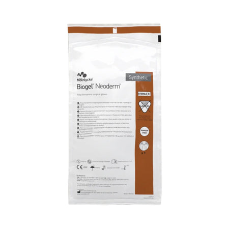 Biogel NeoDerm Polychloroprene Surgical Glove, Size 8, Light Brown-Surgical Glove Biogel NeoDerm Size 8 Sterile Polyisoprene Standard Cuff Length Micro-Textured Light Brown Not Chemo Approved