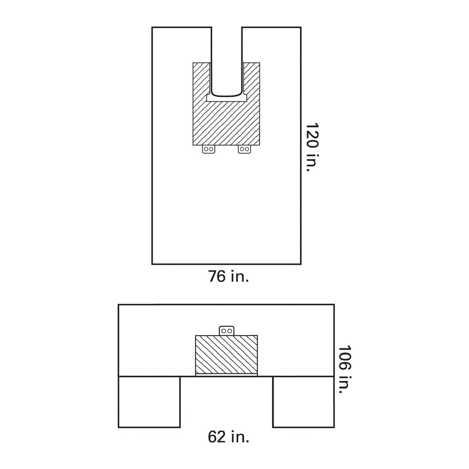 Halyard Universal Multi-procedural Drape Pack-General Purpose Drape Pack Chest U-BAR*