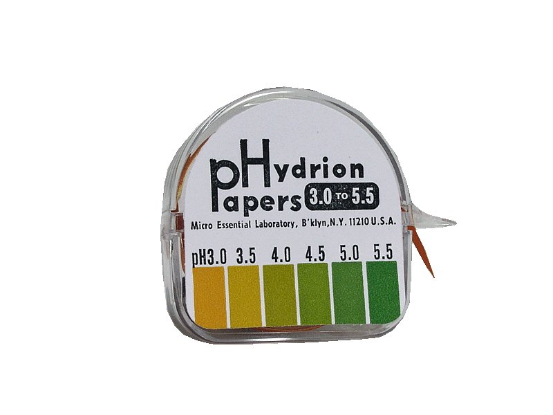 Hydrion pH Paper in Dispenser, 3.0 to 5.5-pH Paper in Dispenser Hydrion 3.0 to 5.5