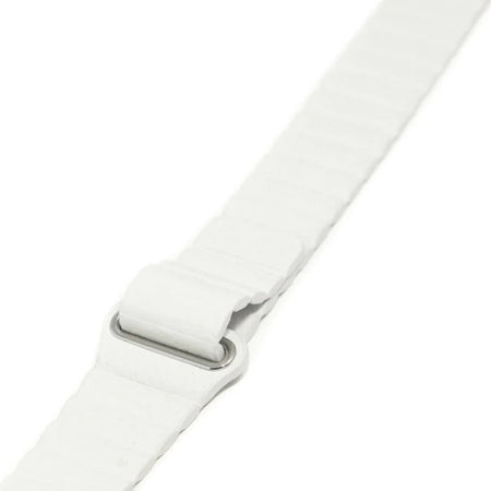Embr Wave 2 Thermal Wristband Replacement Strap White Vegan Leather-"Comfort Band Embr Wave 2 White, Faux Vegan Leather"