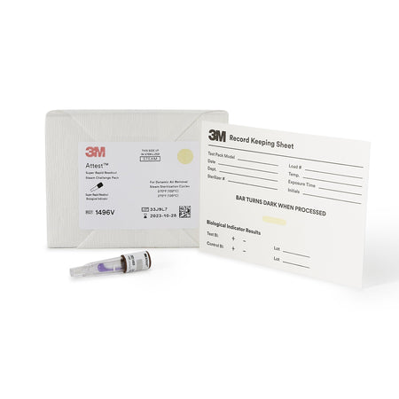 3M Attest Super Rapid Readout Sterilization Biological Indicator Challenge Pack-Attest Super Rapid Readout Sterilization Indicator Challenge Pack Steam