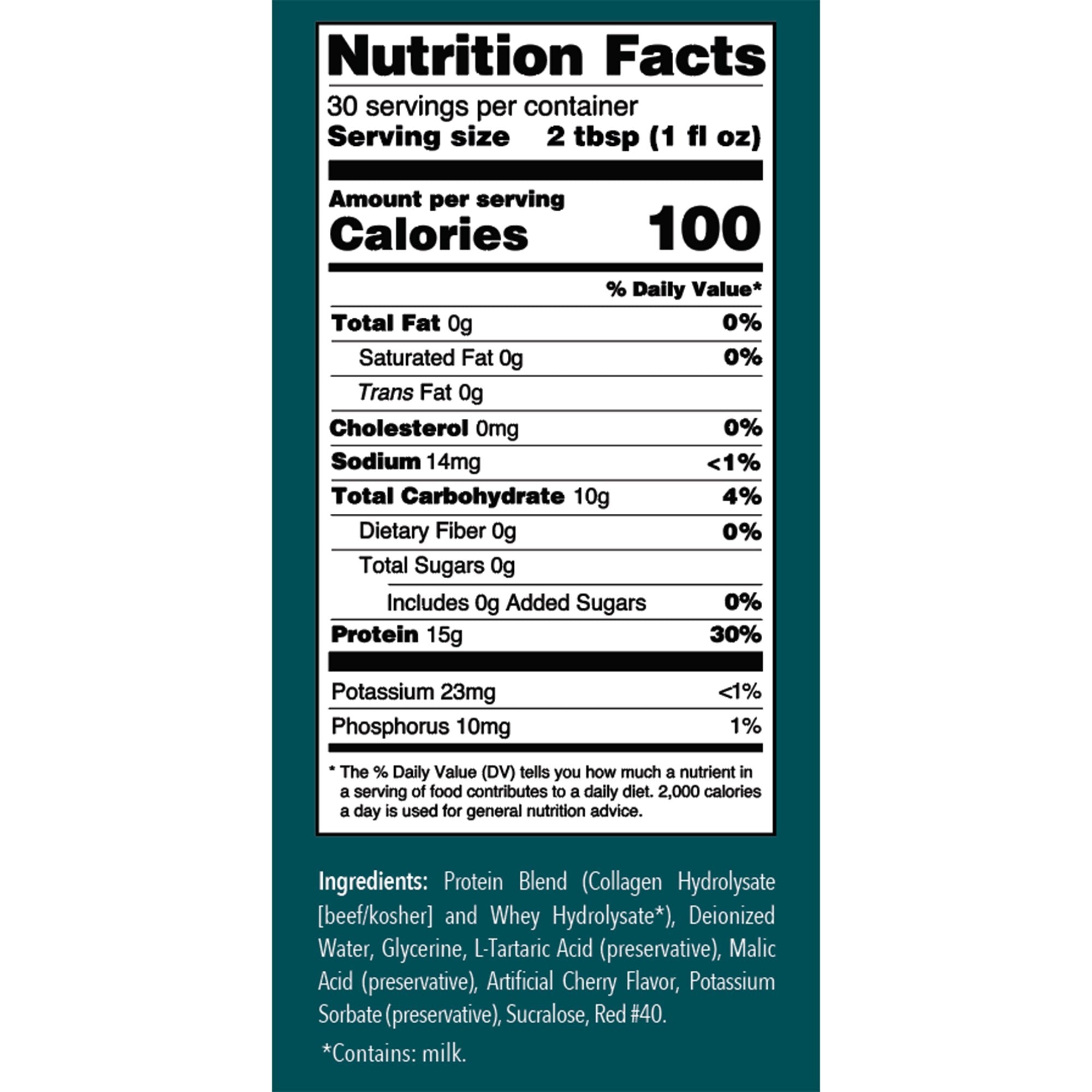 ProHeal™ Cherry Splash Liquid Protein Wound Recovery Formula, 30-ounce bottle - Nutritionals and Feeding Supplies>Nutritio...