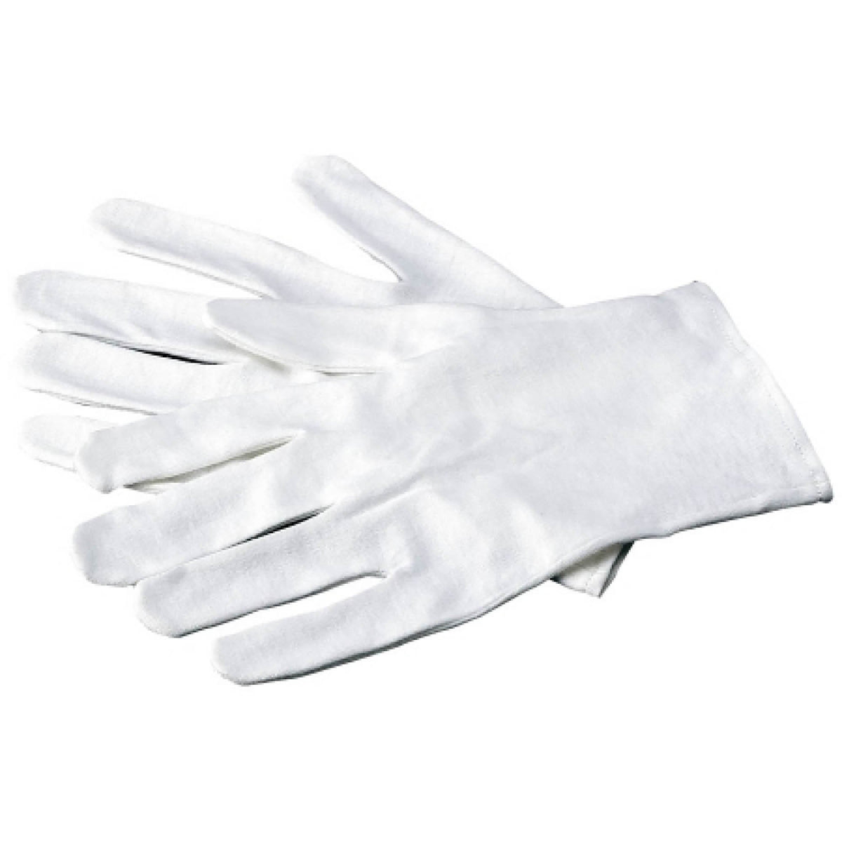 Soft Hands Infection Control Glove, Extra Large-Infection Control Glove Soft Hands X-Large Cotton White Wrist Length Hemmed Cuff NonSterile