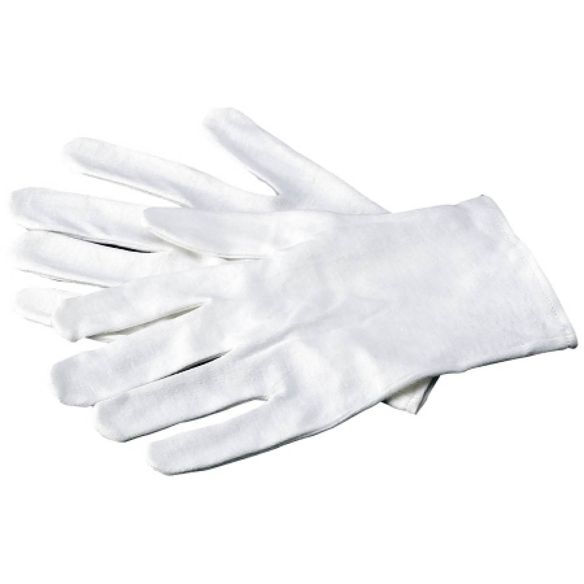 Soft Hands Infection Control Glove, Extra Large-Infection Control Glove Soft Hands X-Large Cotton White Wrist Length Hemmed Cuff NonSterile