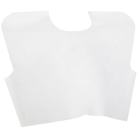 McKesson Exam Cape-Exam Cape McKesson White Front / Back Opening Without Closure Unisex
