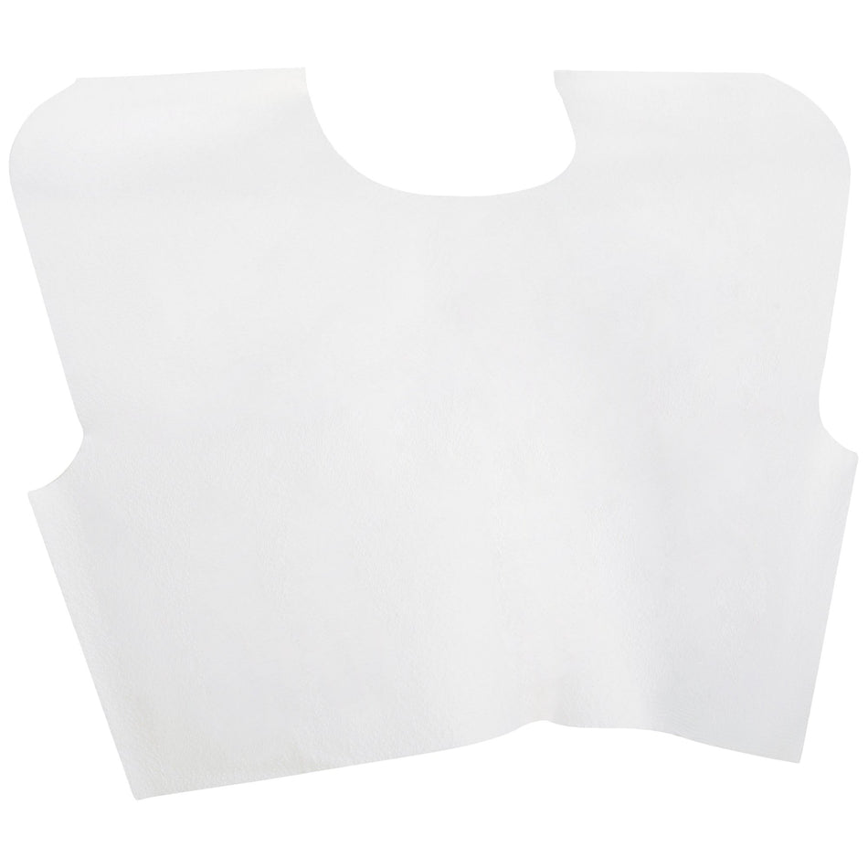 McKesson Exam Cape-Exam Cape McKesson White Front / Back Opening Without Closure Unisex