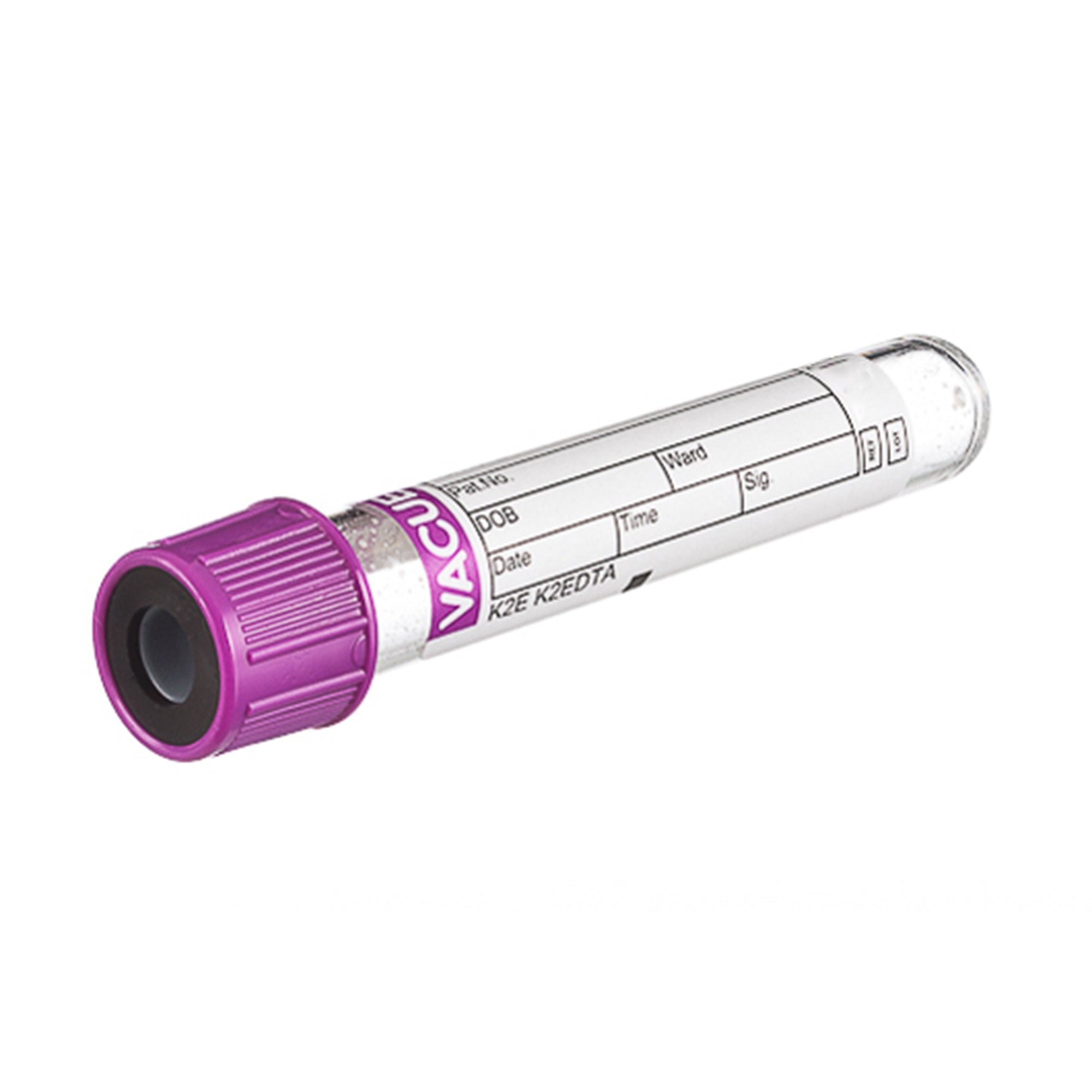 Vacuette Venous Blood Collection Tube, 2 mL, 13 x 75 mm-VACUETTE Venous Blood Collection Tube K2 EDTA Additive 2 mL Pull Cap Polyethylene Terephthalate (PET) Tube