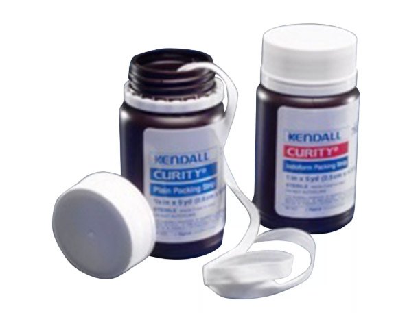 Curity™ Iodoform Wound Packing Strip, ¼ inch x 5 yard - Wound Care>Advanced Wound Care>Fillers and Packing - Cardinal