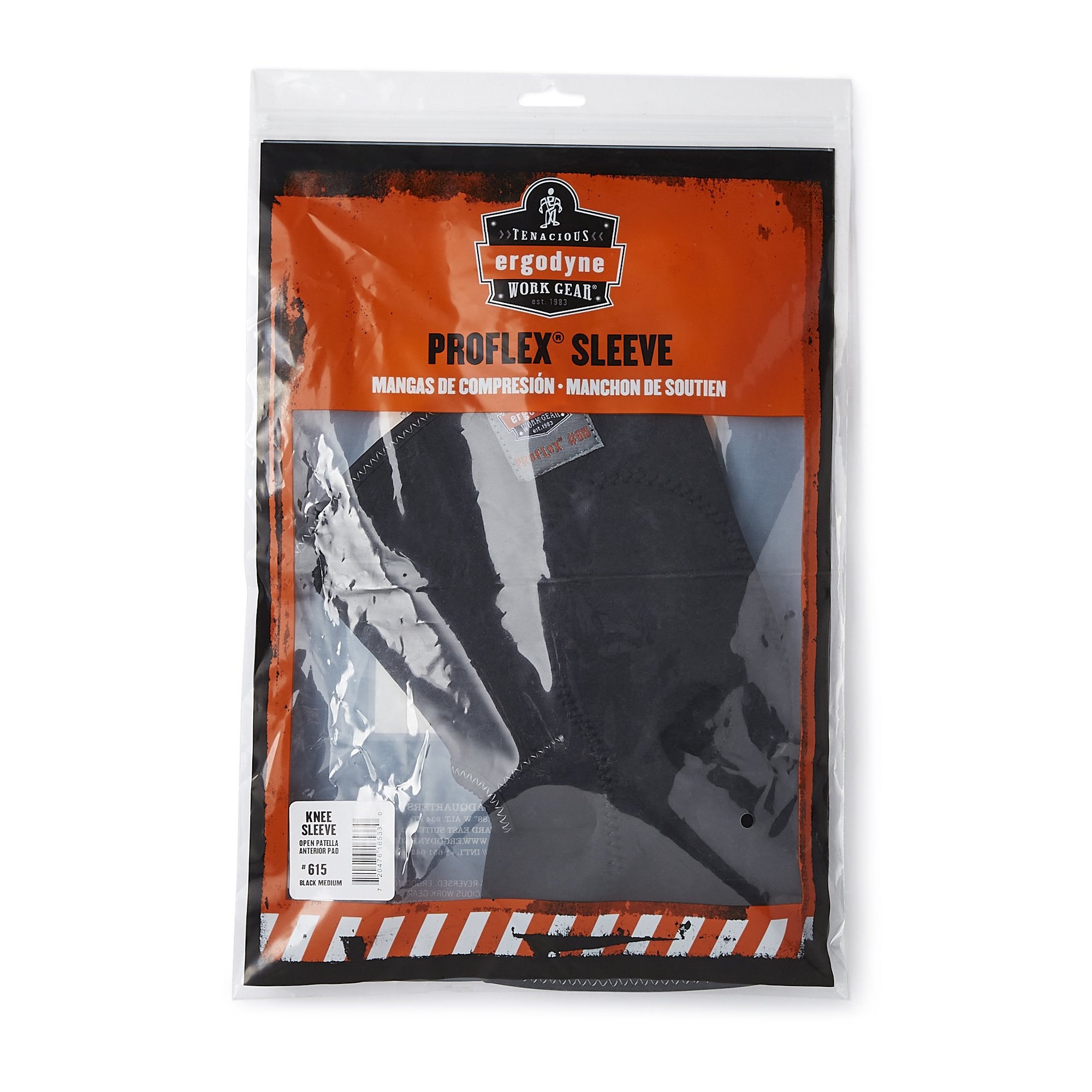 ProFlex Open Patella Knee Sleeve, Medium-Knee Support ProFlex Medium Pull-On Left or Right Knee