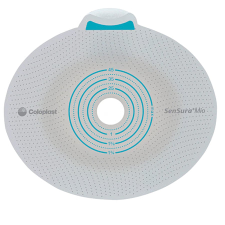 SenSura Mio Flex Ostomy Barrier With 3/8-2 11/16 Inch Stoma Opening-"Ostomy Barrier SenSura Mio Flex Trim to Fit, Extended Wear Elastic Adhesive 70 mm Flange Yellow Code System 3/8 to 2-11/16 Inch Opening"