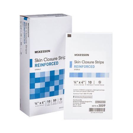 McKesson Skin Closure Reinforced Strip - Wound Closure>Skin Closure Strips - McKesson Brand