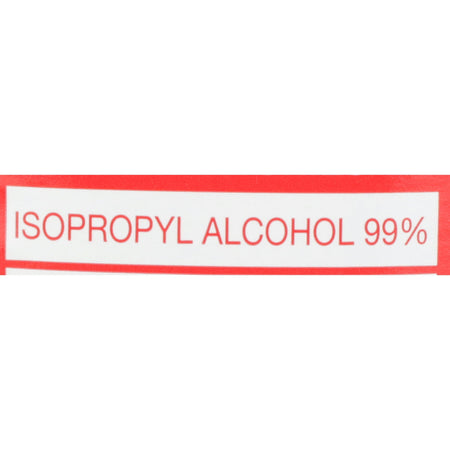 McKesson Isopropyl Alcohol, Concentrated 99% Strength Rubbing Alcohol for Technical Use, 16 oz-Antiseptic McKesson Liquid 16 oz. Bottle