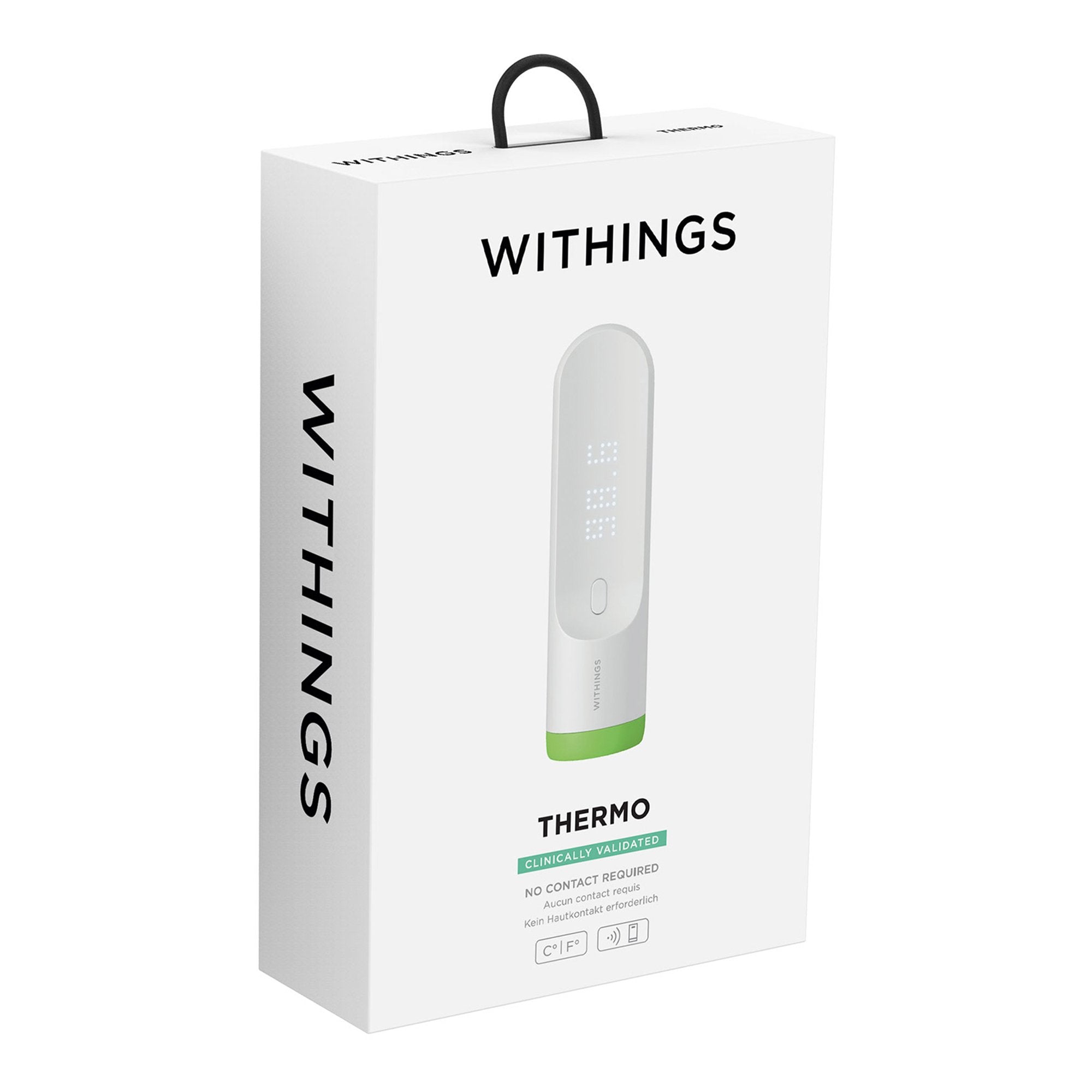 Withings Thermo Smart Temporal Thermometer-Temporal Contact Thermometer Withings Temporal Probe Handheld