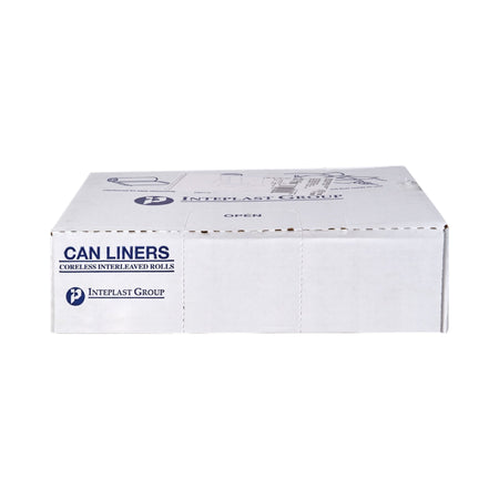 McKesson Medium Duty Clear Trash Bag, 45 gal, 12 Mic-Trash Bag McKesson 45 gal. Clear HDPE 12 Mic. 40 X 48 Inch Star Seal Bottom Coreless Roll