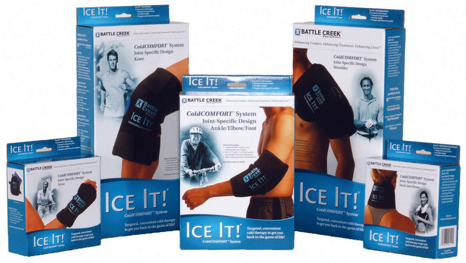Ice It!� E*Pack Cold Pack, 6 x 12 Inch-Cold Pack Ice It!� E-Pack Single Knee / Shoulder 6 X 12 Inch Vinyl / Gel Reusable