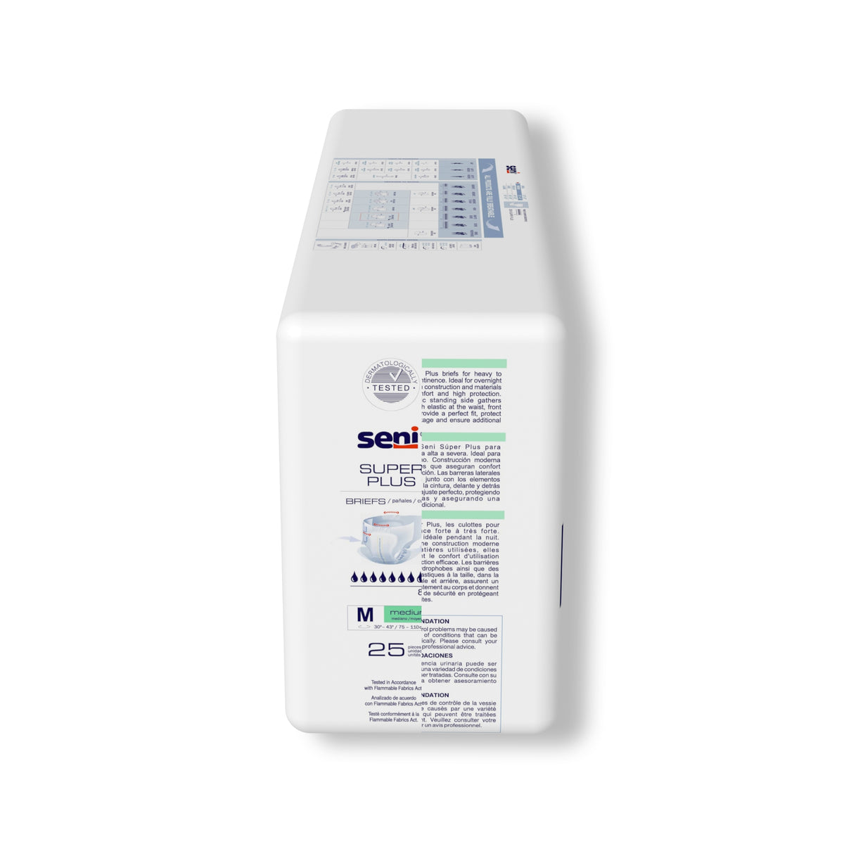 Seni® Super Plus Overnight Heavy to Severe Absorbency Incontinence Brief, Medium - Incontinence>Adult Briefs and Protectiv...