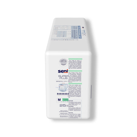 Seni® Super Plus Overnight Heavy to Severe Absorbency Incontinence Brief, Medium - Incontinence>Adult Briefs and Protectiv...