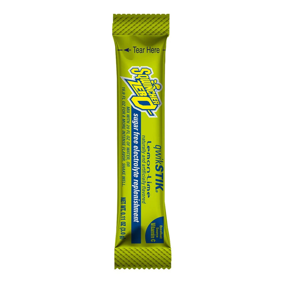 Sqwincher� Quik Stik� Zero Lemon-Lime Electrolyte Replenishment Drink Mix-Oral Electrolyte Solution Sqwincher� Quik Stik� Zero Lemon-Lime Flavor 0.11 oz. Electrolyte
