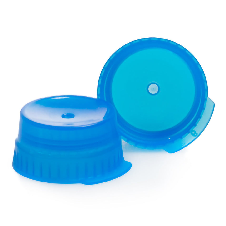 McKesson Blue Tube Closure, 16 mm-"McKesson Tube Closure Polyethylene Snap Cap Blue 16 mm For Use with 13 mm Blood Drawing Tubes, Glass Test Tubes, Plastic Culture Tubes NonSterile"