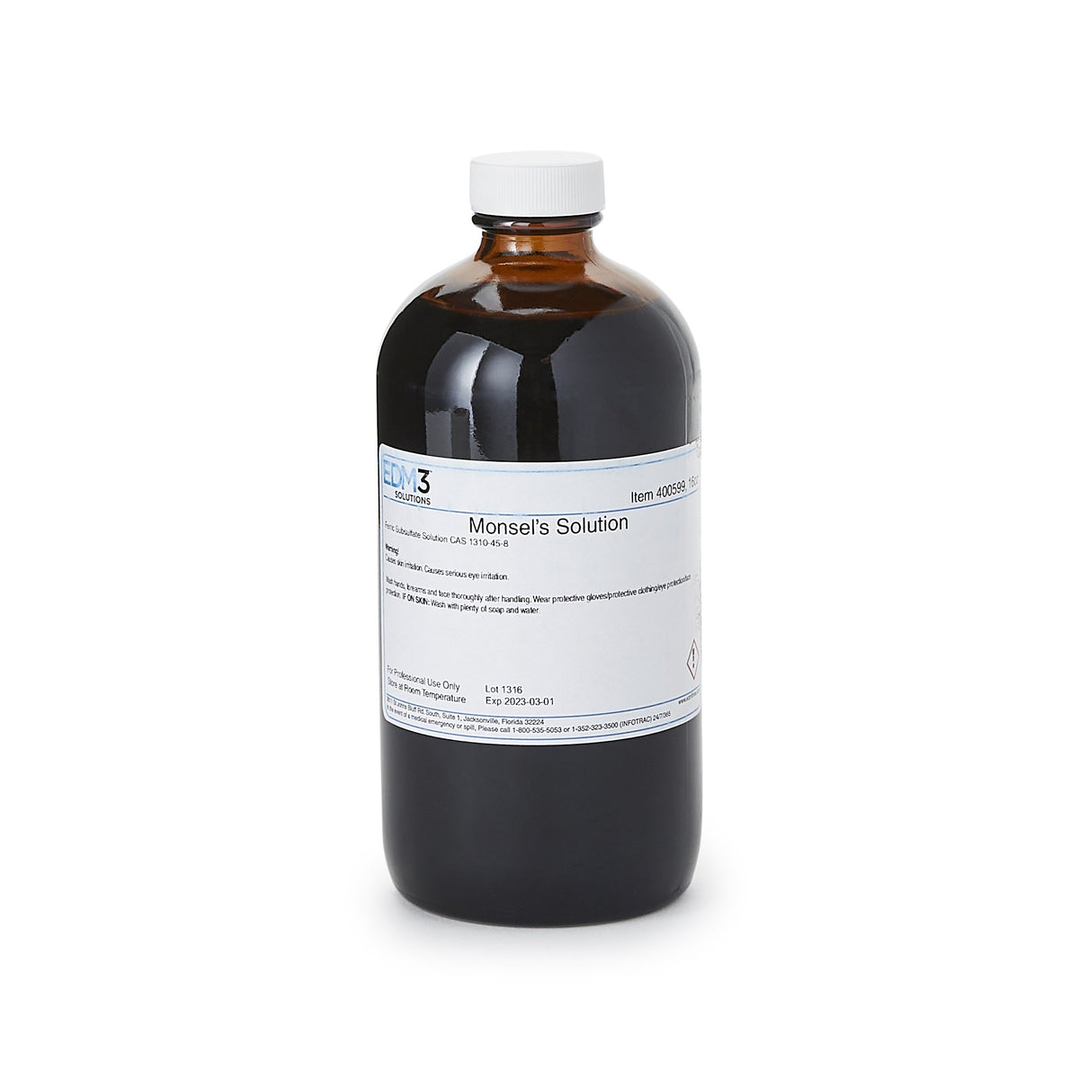 Healthlink Monsel's Solution-Monsel's Solution (Ferric Subsulfate) EDM3 16 oz.