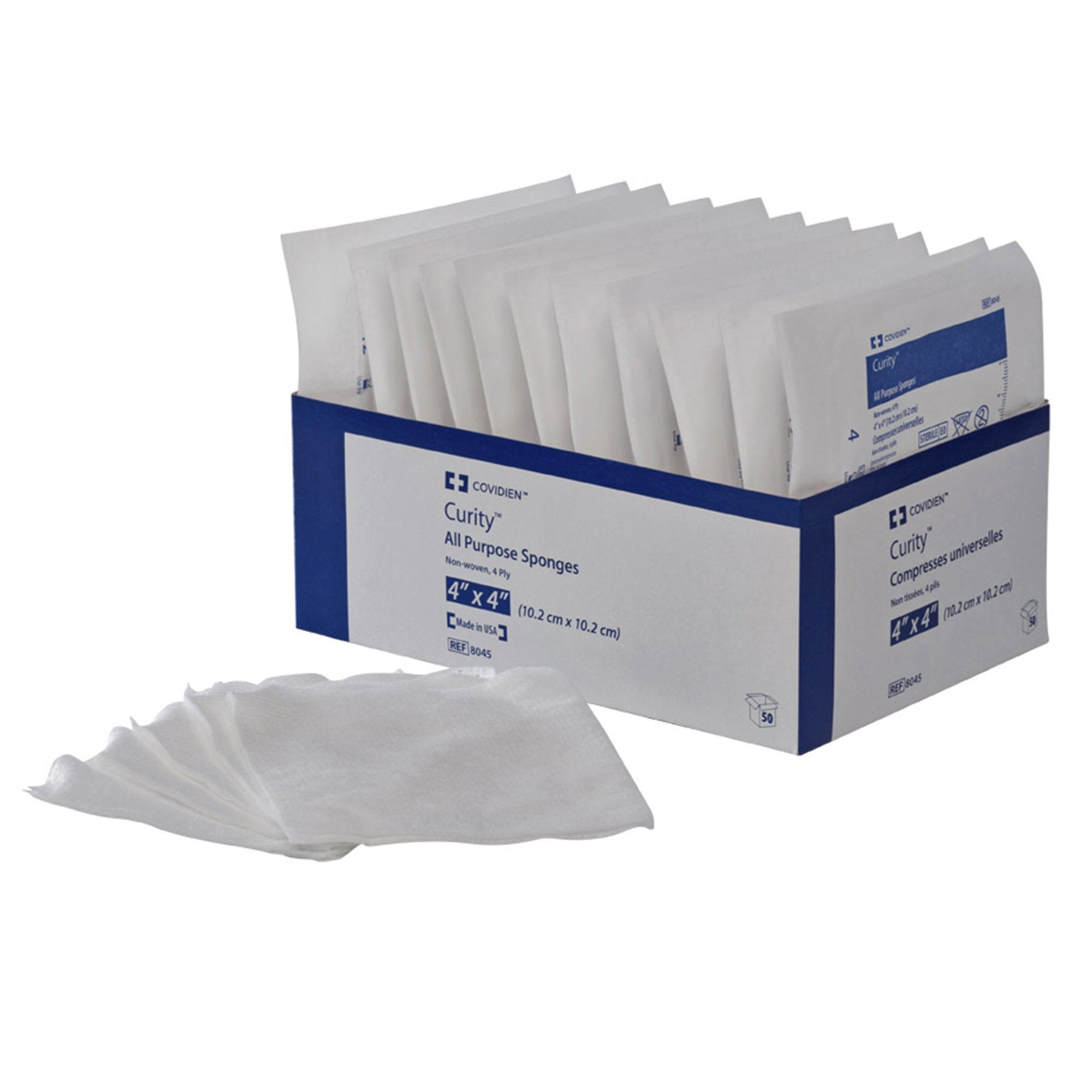 Curity™ Sterile Nonwoven Sponge, 4 x 4 Inch, Four-Ply - Wound Care>General Wound Care>General Purpose Dressings>Gauze Dres...