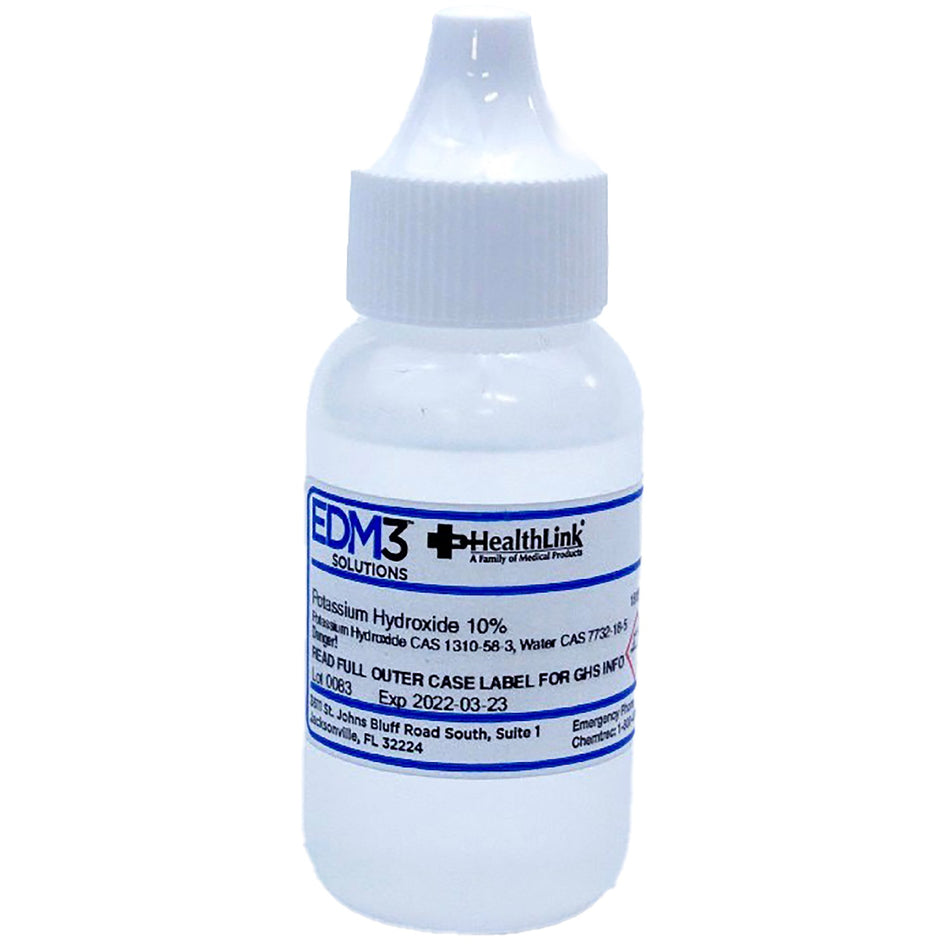 EDM 3 Potassium Hydroxide, 30 mL Squeeze Bottle - Clinical Laboratory>Chemicals and Solutions - EDM 3 LLC