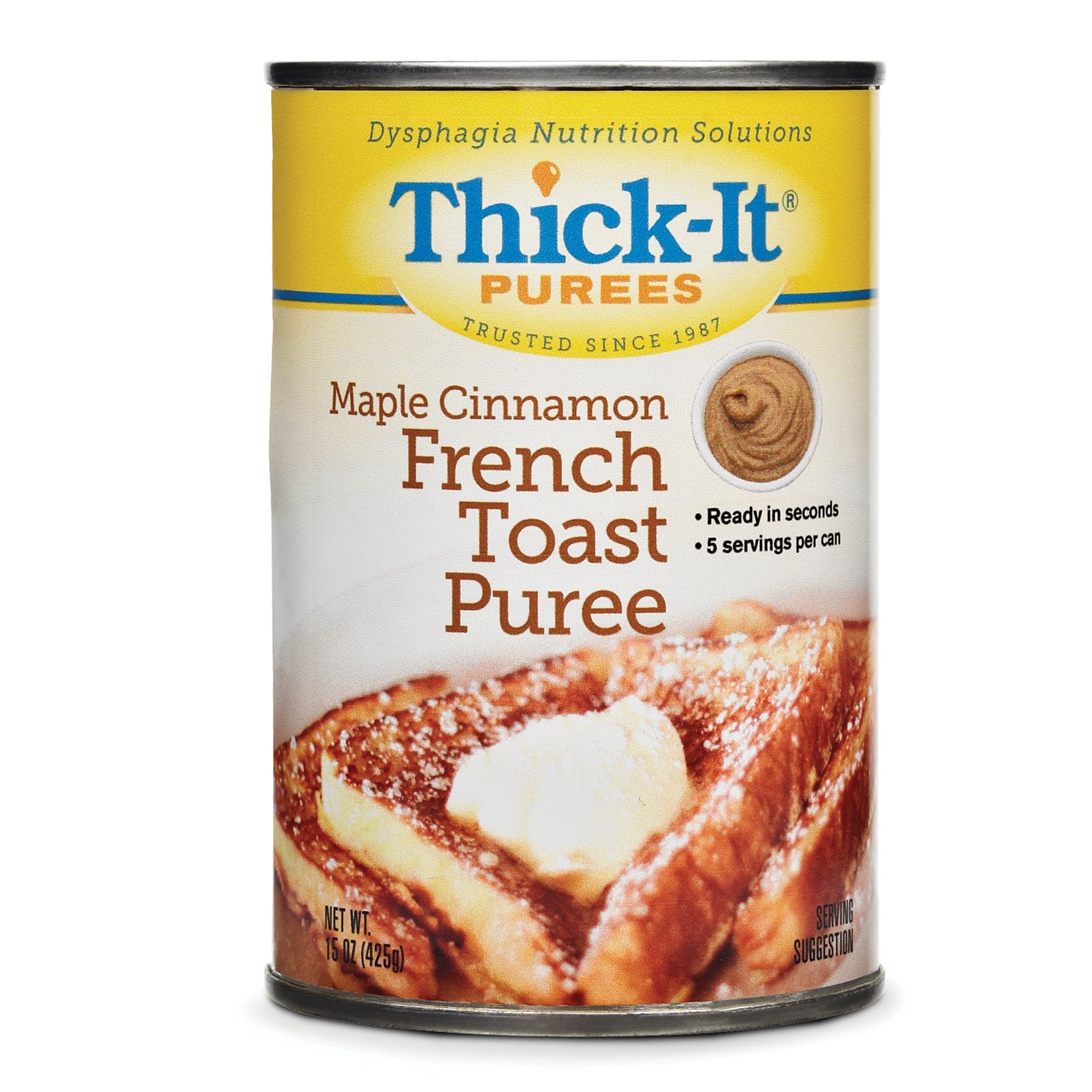Thick-It Maple Cinnamon French Toast Pure, 15 oz. Can-Thickened Food Thick-It 15 oz. Can Maple Cinnamon French Toast Flavor Puree IDDSI Level 4 Extremely Thick/Pureed