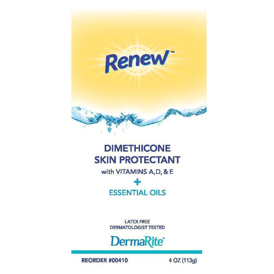 Renew Dimethicone Skin Protectant-Skin Protectant Renew Dimethicone 4 oz. Tube Scented Cream