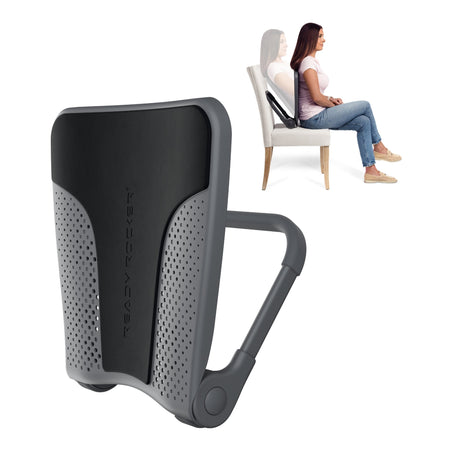 Ready Rocker Rocking Device, Gray-Lumbar Support Seat Rocking Device Ready Rocker 17 W X 18 L X 3-1/2 D Inch Aluminum / Foam