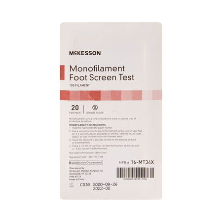 McKesson Sensory Test Monofilament-McKesson Monofilament Sensory Test 10 Gram