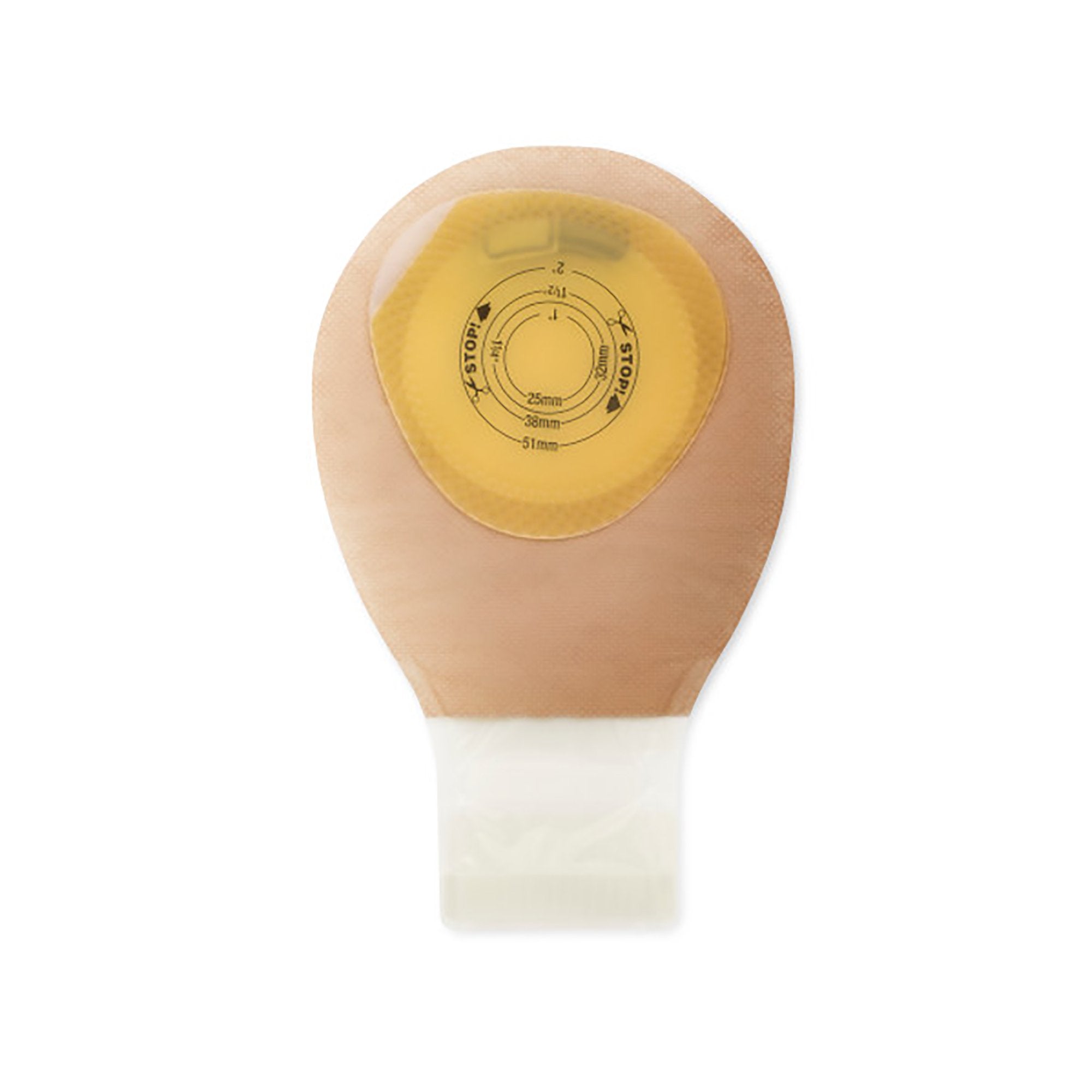 Pouchkins One-Piece Drainable Pediatric Ostomy Pouch, Up to 2 Inch Stoma-"Ostomy Pouch Pouchkins Child One-Piece System 7 Inch Length Flat, Trim to Fit Up to 2 Inch Stoma Drainable"