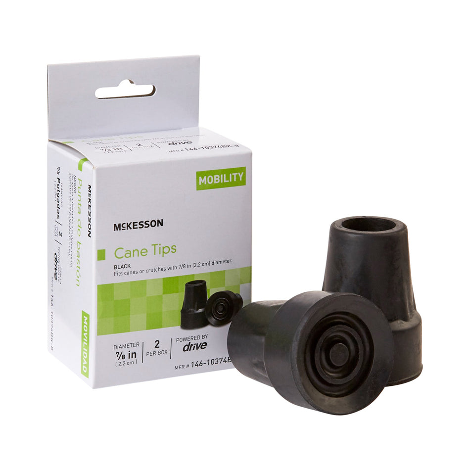 McKesson Cane / Crutch Tip, 7/8 Inch Diameter-McKesson Cane / Crutch Tip For Cane / Crutch with 7/8 Inch Diameter