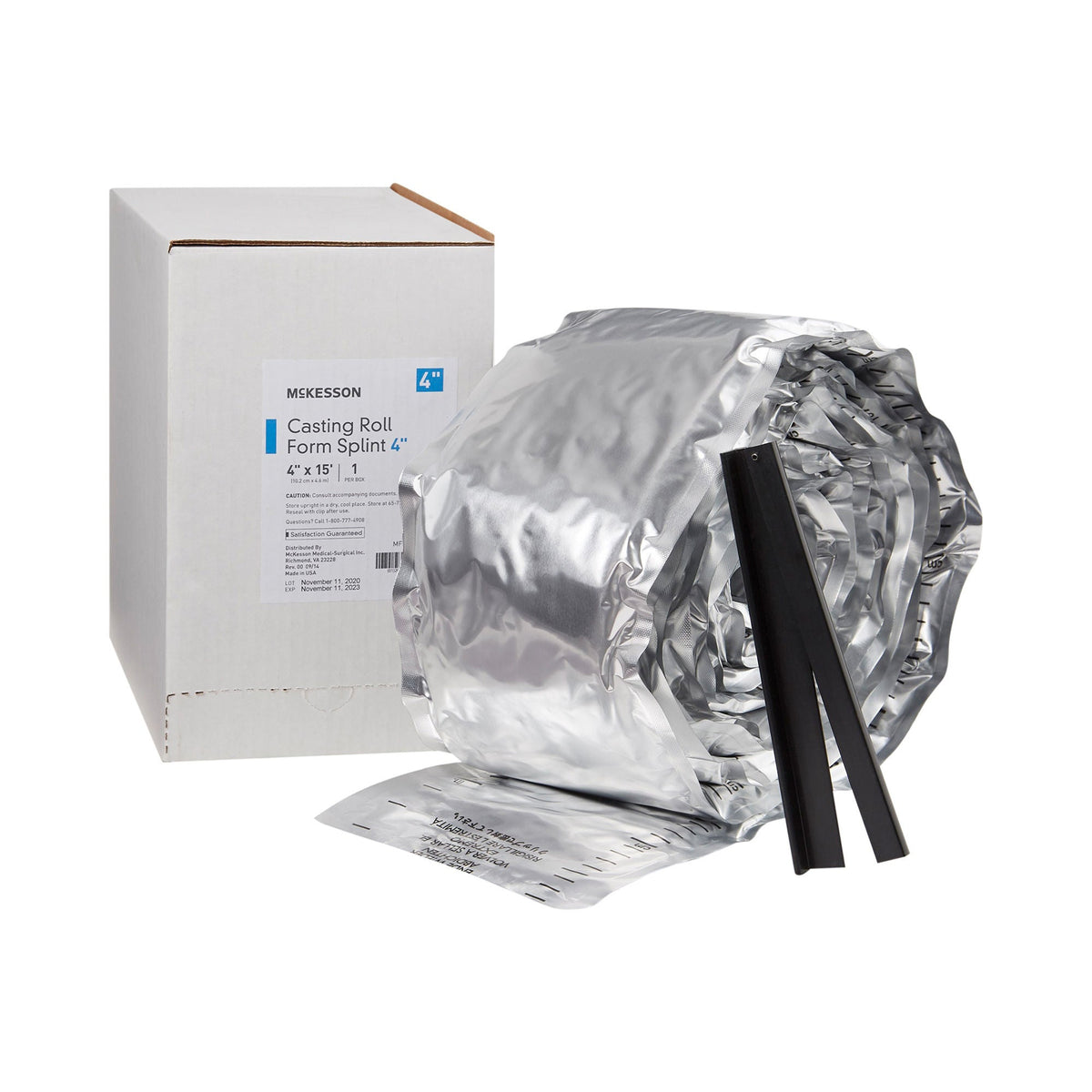 McKesson White Casting Roll Form Splints, 4 Inch x 5 Yard - Orthopedic>Casting>Cast and Splint Materials - McKesson Brand