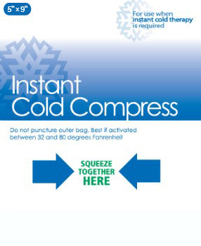 Instant Cold Compress 5 x9  Case/24