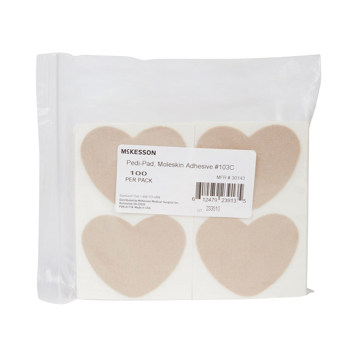 McKesson Pedi-Pad Beige Protective Pad, Size 103-C - Orthopedic>Immobilizers, Splints and Supports>Lower Body>Ankle, Foot...